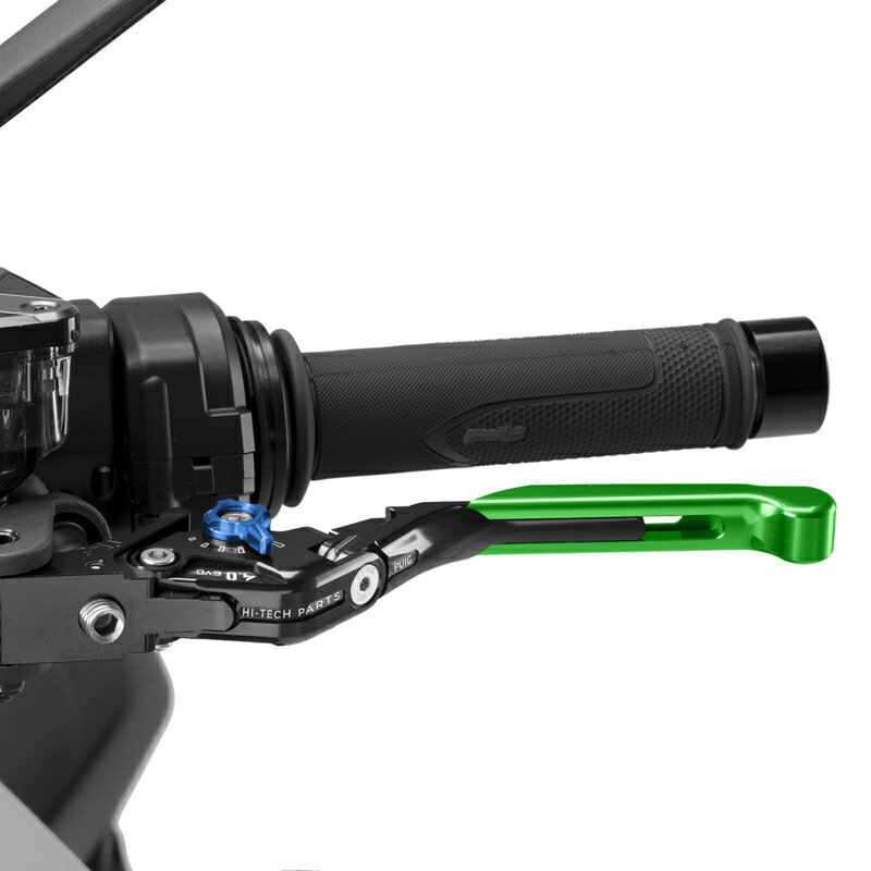 樂天商城 - Puig 424VNA CLUTCH LEVER 4.0.EXTENDABLE [GREEN/BLUE] （全長調整、可倒タイプ） プーチ クラッチレバー