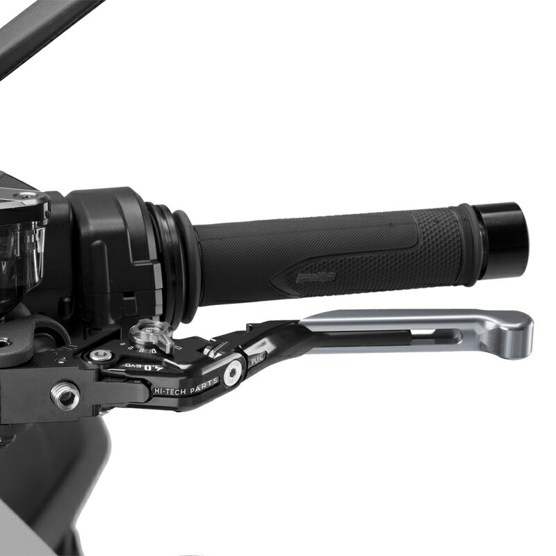 樂天商城 - Puig 424YNP CLUTCH LEVER 4.0.EXTENDABLE [TITANIUM/SILVER] （全長調整、可倒タイプ） プーチ クラッチレバー