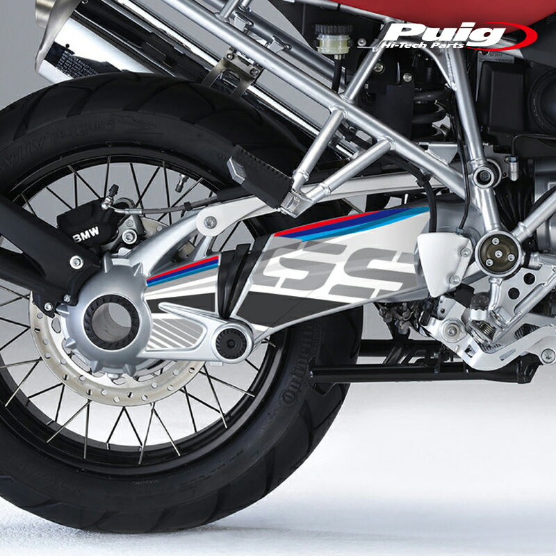 Puig 20152B SWING ARM PROTECTOR [WHITE] BMW R1200GS (00-12) R1200GS ADVENTURE (06-13) プーチ スウィングアーム プロテクター