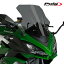 Puig 20471F RACING-SCREEN [DARK SMOKE] Kawasaki Ninja 1000 SX (20-23) Ninja1000 (10-19) Z1000SX (10-19) v[` XN[ JE