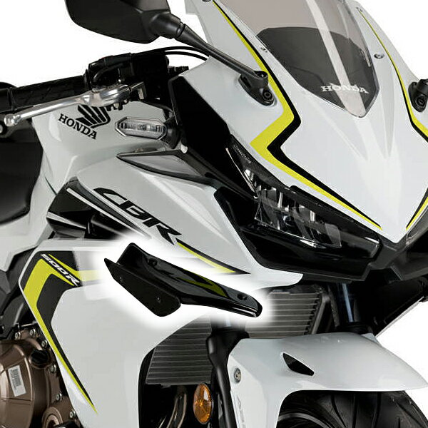 Puig 3614N SIDE SPOILER WINGLET  HONDA CBR500R (19-23) CBR400R (19-23) プーチ サイドスポイラー ウイングレット ダウンフォース