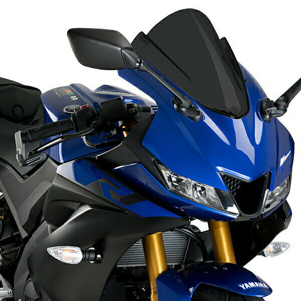 Puig 3619F RACING-SCREEN [DARK SMOKE] YAMAHA YZF-R125 (19-22) プーチ スクリーン カウル