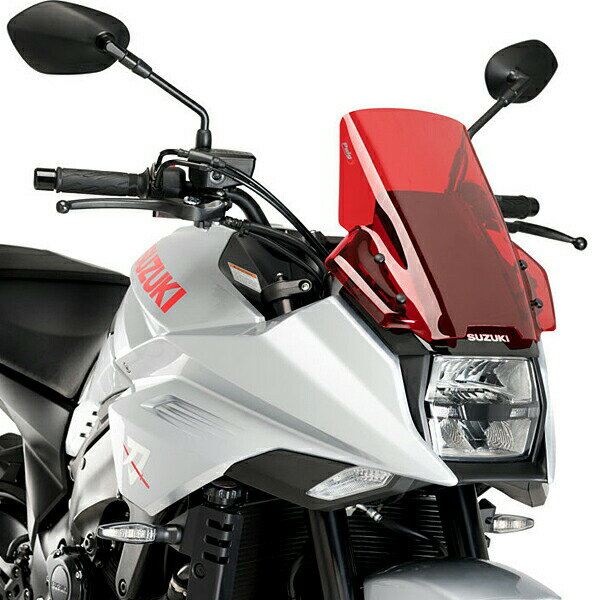 Puig 3637R SCREEN TOURING [RED] SUZUKI GSX-S 1000 KATANA(19-25) プーチ スクリーン カウル