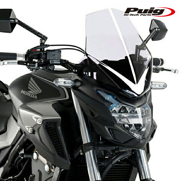 [訳あり35％OFF]Puig 3657W NEW GENERATION SPORT [CLEAR] HONDA CB500F (16-23) CB400F (16-23) プーチ スクリーン カウル