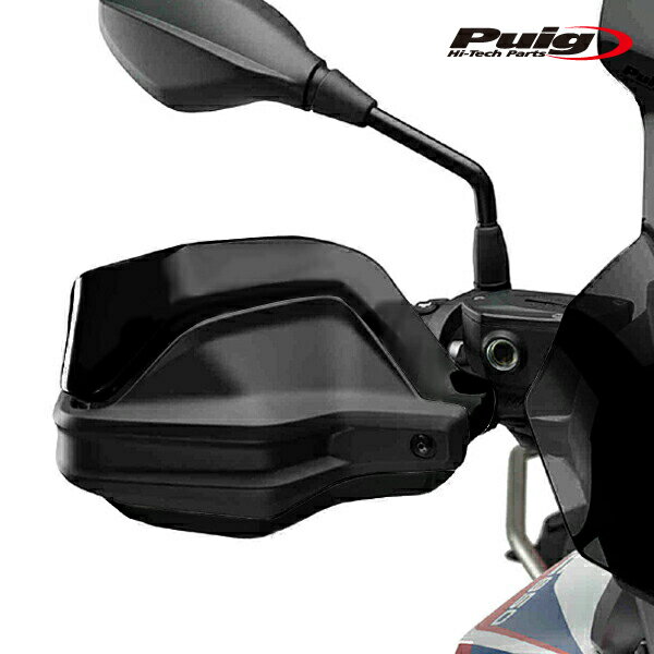 Puig 3763F HANDGUARDS EXTENSION [DARK SMOKE] BMW F750GS (18-24) F800GS ADVENTURE (13-23) プーチ ハンドガード エクステンション