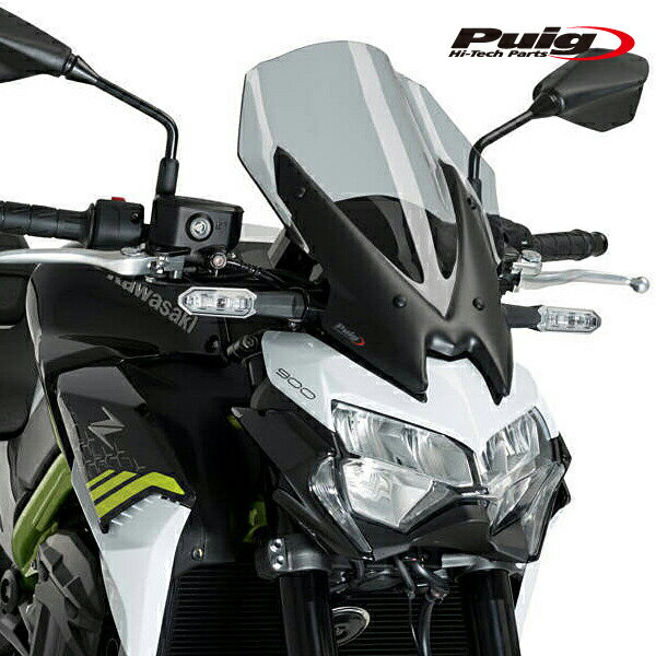 Puig 3841H NEW GENERATION TOURING SMOKE Kawasaki Z900 (20-23) Z900SE (22-23) プーチ スクリーン カウル