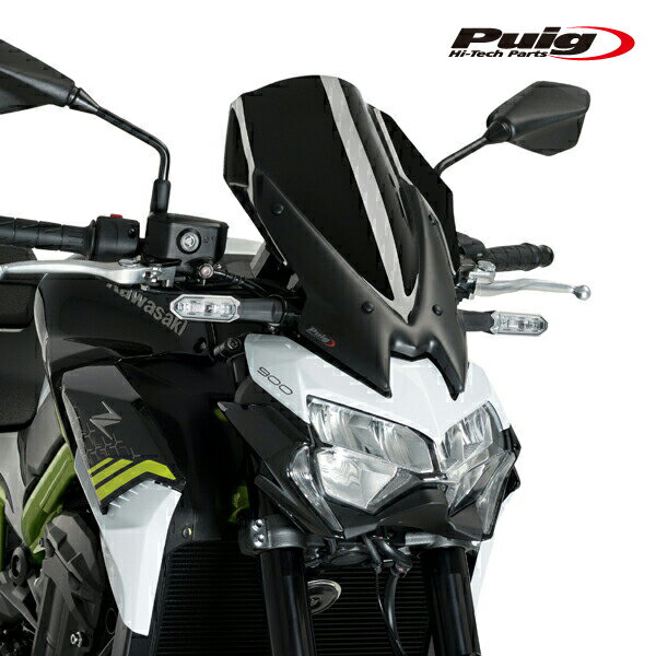 Puig 3841N NEW GENERATION TOURING BLACK Kawasaki Z900 (20-23) Z900SE (22-23) プーチ スクリーン カウル