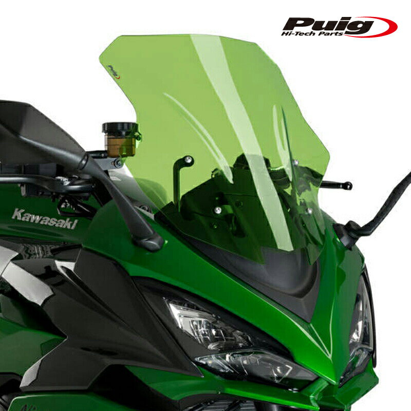 Puig 20471V RACING-SCREEN  Kawasaki Ninja 1000 SX (20-23) Ninja1000 (10-19) Z1000SX (10-19) プーチ スクリーン カウル