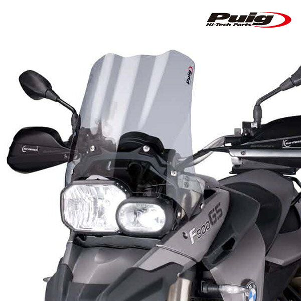 樂天商城 - Puig 4670H SCREEN TOURING [SMOKE] BMW F800GS (08-17/21)F650GS (08-12) プーチ スクリーン カウル