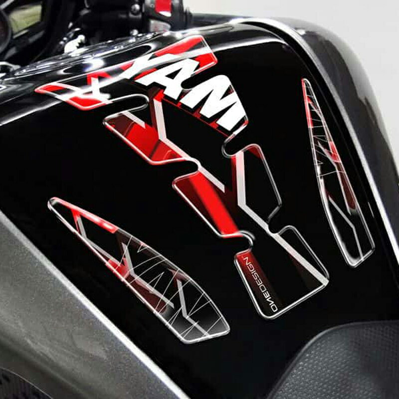 Puig 4722R TANK PADS WINGS [汎用] YAMAHA [ RED ] プーチ タンクパッド