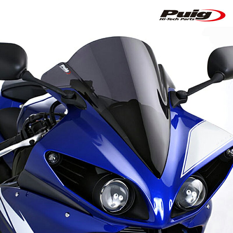 Puig 4935F RACING-SCREEN DARK SMOKE YAMAHA YZF-R1(09-14) プーチ スクリーン カウル