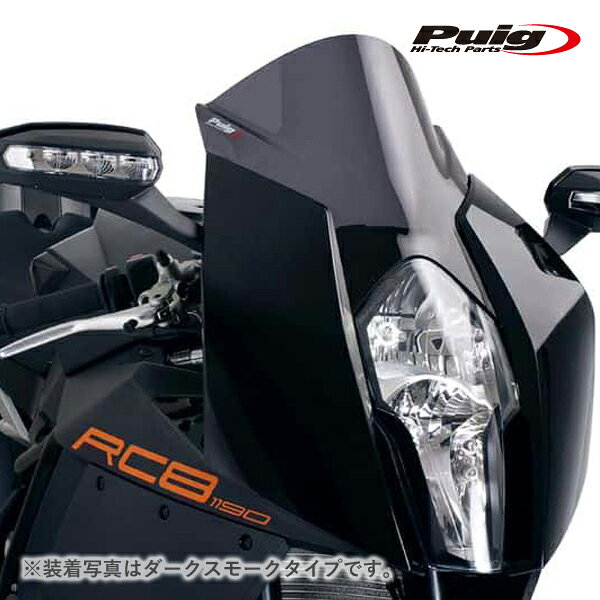 樂天商城 - Puig 4944W RACING-SCREEN [CLEAR] KTM 1190 RC8 (08-15) 1190 RC8 R (08-15) プーチ スクリーン カウル
