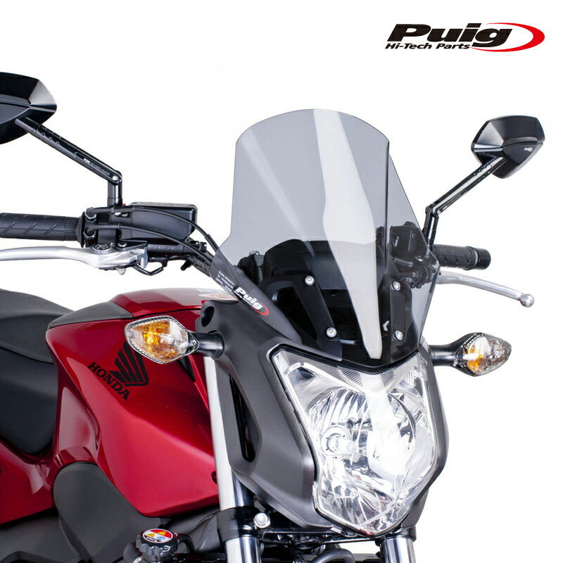 Puig 5991H RACING-SCREEN [SMOKE] HONDA NC750S/SD (14-20) NC700S (12-13) プーチ スクリーン カウル