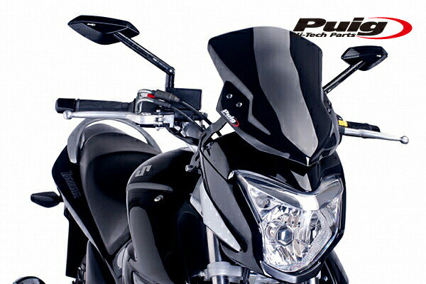 Puig 6251N NEW GENERATION SPORT [BLACK] SUZUKI GSR250 (13-17) INAZUMA 250 (13-17) プーチ スクリーン カウル