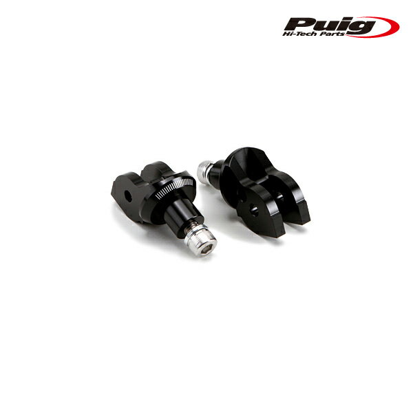 Puig 6342N ADAPTOR PASSENGER FOOTPEG DUCATI MONSTER 1100 (09-10) MONSTER 1100 EVO (11-13) MONSTER 1100 S (09-10) MONSTER 696 (08-14) MONSTER 796 (10-14) ステップバー アダプター 両用