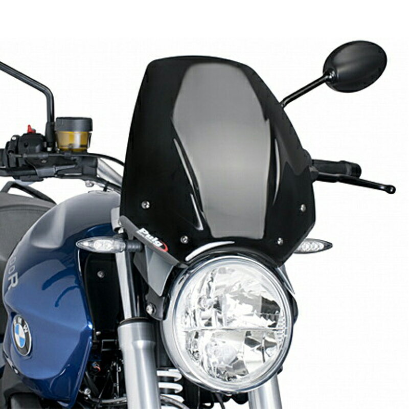 Puig 6488F NEW GENERATION SPORT [DARK SMOKE] BMW R1200R (06-14) プーチ スクリーン カウル