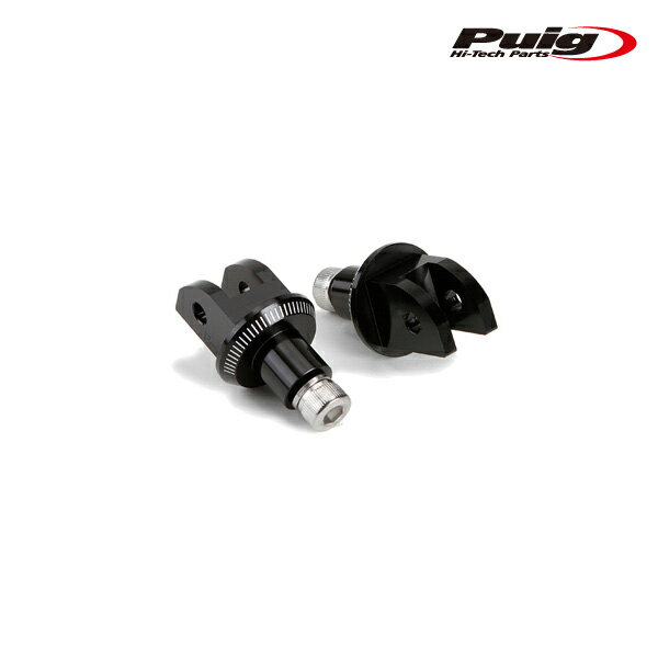 Puig 6997N ADAPTOR PASSENGER FOOTPEG DUCATI 1199 PANIGALE (12-14) 1199 SUPERLEGGERA (14) 1299 PANIGALE (15-17) 1299 PANIGALE S (15-17) プーチ ステップバー アダプター 両用