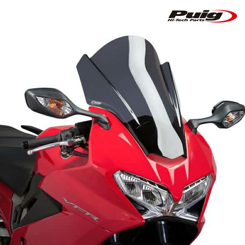 樂天商城 - Puig 7007F TOURING-SCREEN [DARK SMOKE] HONDA VFR800F (14-20)プーチ スクリーン カウル