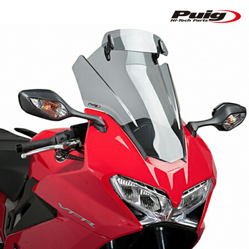 Puig 7008H SCREEN TOURING with Multi Regulable [SMOKE] HONDA VFR800F (14-20) プーチ スクリーン ..
