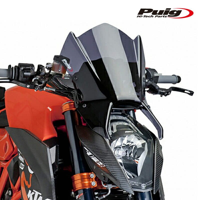 Puig 7014F NEW GENERATION SPORT [DARK SMOKE] KTM 1290 SUPERDUKE R (14-16) プーチ スクリーン カウル