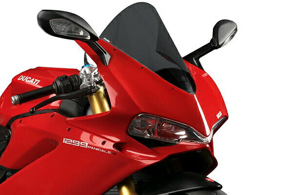 Puig 7621F RACING-SCREEN [DARK SMOKE] DUCATI 1299 PANIGALE (15-17) 959 PANIGALE (16-19) プーチ ..