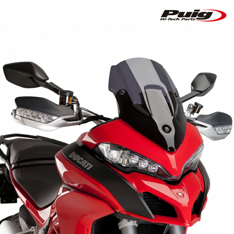 Puig 7622F RACING SCREEN [DARK SMOKE] DUCATI MULTISTRADA 950(17-25) MULTISTRADA1200/S (15-17) プーチ スクリーンカウル