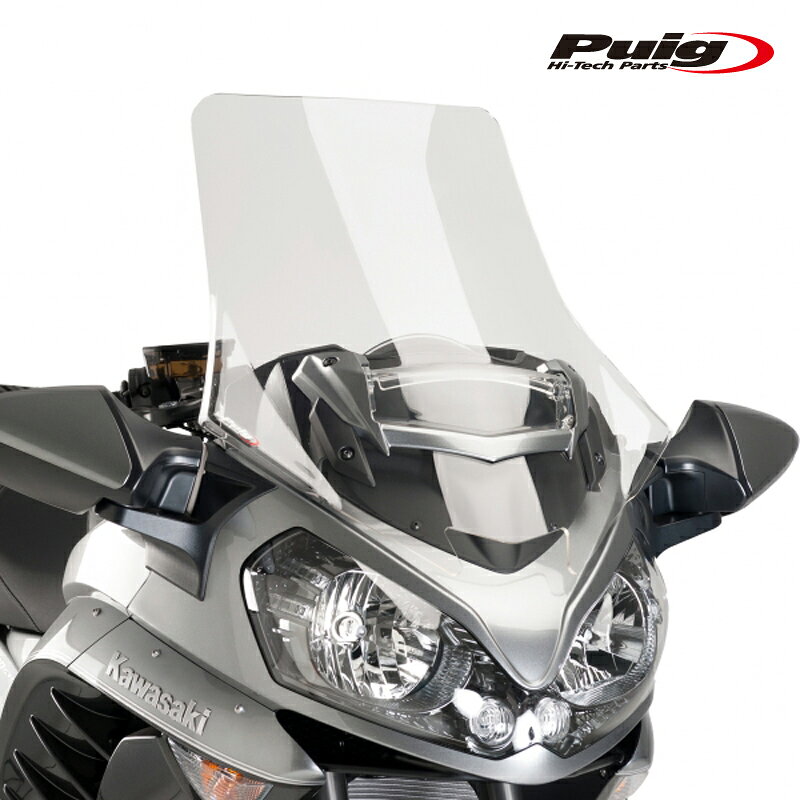 樂天商城 - Puig 7628W SCREEN TOURING [CLEAR] Kawasaki GTR1400 (15-23) プーチ スクリーン カウル