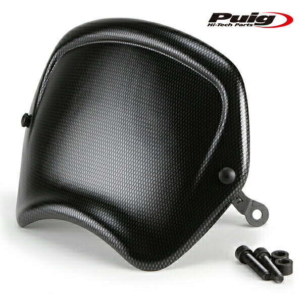 Puig 9252C FRONT PANEL [CARBON PRINT] BMW　R nine T SCRAMBLER (16-20)プーチ フロントパネル ゼッケンプレート