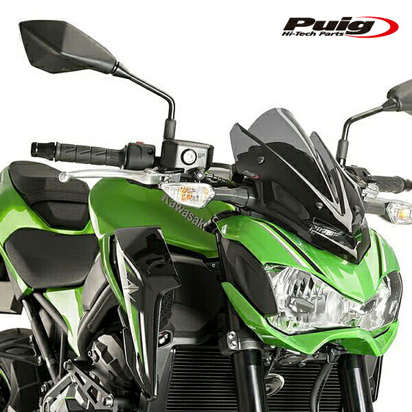 樂天商城 - Puig 9689F NEW GENERATION SPORT [DARK SMOKE] Kawasaki Z900 (17-19) プーチ スクリーン カウル