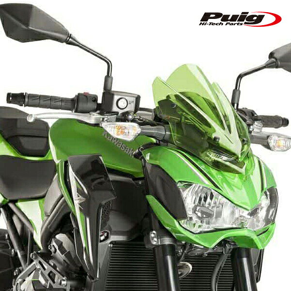 Puig 9689V NEW GENERATION SPORT [GREEN] Kawasaki Z900 (17-19) プーチ スクリーン カウル