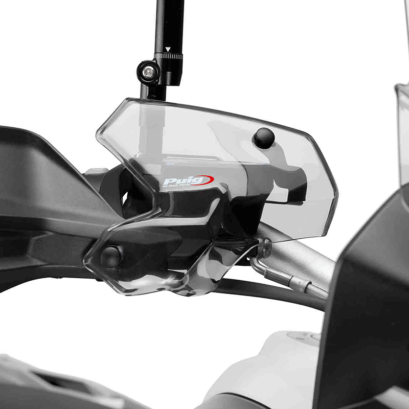 Puig 1319H HANDLEBAR DEFLECTOR [SMOKE] BMW F750GS (18-24) F850GS (18-23) プーチ ハンドルバーディフレクター