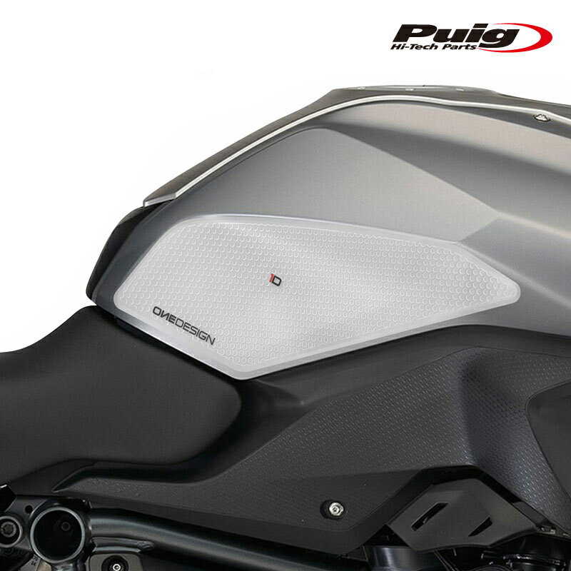 Puig 20064W SPECIFIC SIDE TANK PADS [CLEAR] R1200RS (14-19)プーチ サイドタンクパッド