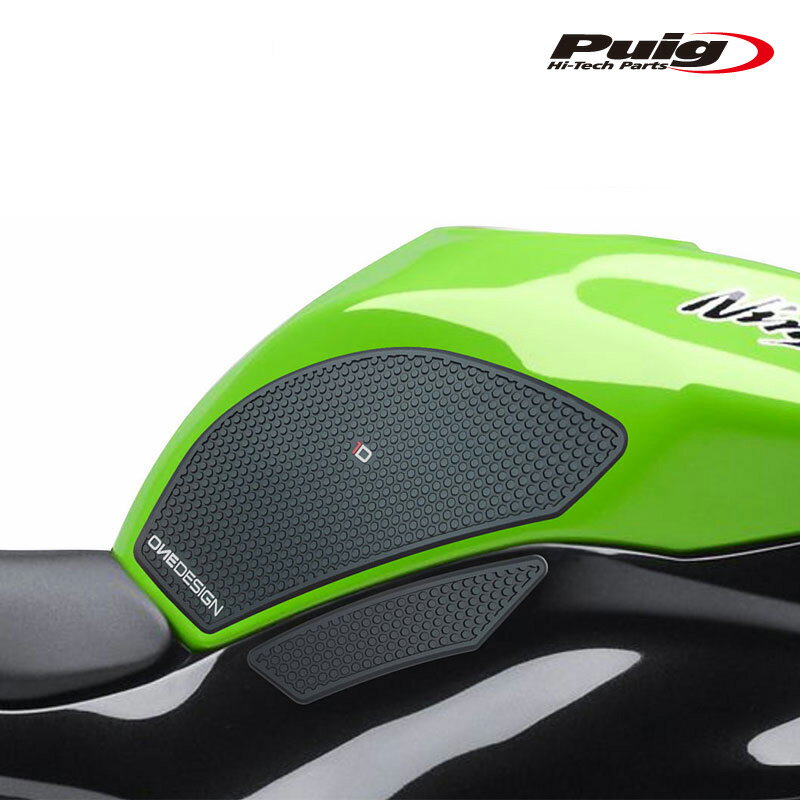 商品について Puig SPECIFIC SIDE TANK PADS made in SPAIN プーチ サイドタンクパッド 様々な 高性能 & 高品質 ボディーパーツを手掛け海外での評価が高い"Puig"製サイドタンクパッドです。 ラバー製のシートでタンクのグリップ力を高め、バイクのコントロール性を向上させます。 スポーツライディングにより傷つきやすい部分の傷を防ぎます。 好みの位置に簡単に配置出来ますので、様々なライディングスタイルに対応いたします。 ※ 貼り付けの際は タンク表面の汚れや脂分などを綺麗に拭き取った上で行ってください。 ※ 製作ロットにより、タンクパッドのプリント（文字、色等）は画像の物と異なる場合が有ります。 適合車種 Kawasaki ZX-6R (2009～2016年式) Kawasaki ZX-6R 636 (2009～2016年式) 関連商品 Kawasaki ZX-6R 関連商品はこちら≫ Kawasaki ZX-6R636 関連商品はこちら≫ Puig 20080W SPECIFIC SIDE TANK PADS [CLEAR]