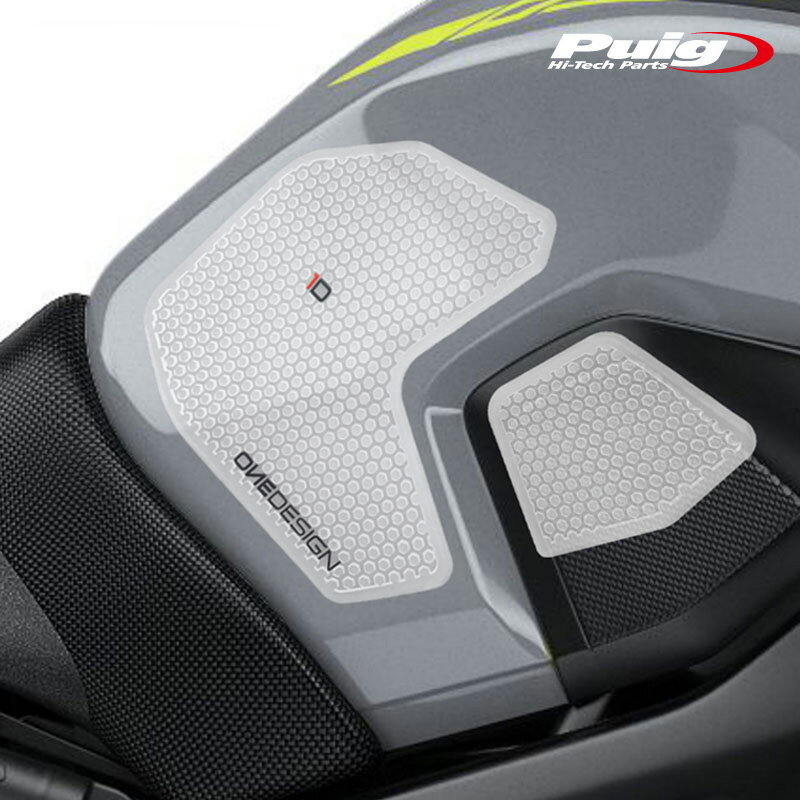 Puig 20090W SPECIFIC SIDE TANK PADS YAMAHA MT-09 (13-20) MT-09 SP (18-20) [CLEAR] プーチ サイドタンクパッド