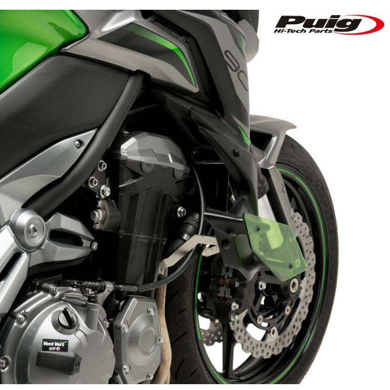 [訳あり35％OFF]Puig 20327V SIDE SPOILER WINGLET [GREEN] Kawasaki Z900 (17-19) プーチ サイドスポイラー ウイングレット ダウンフォース