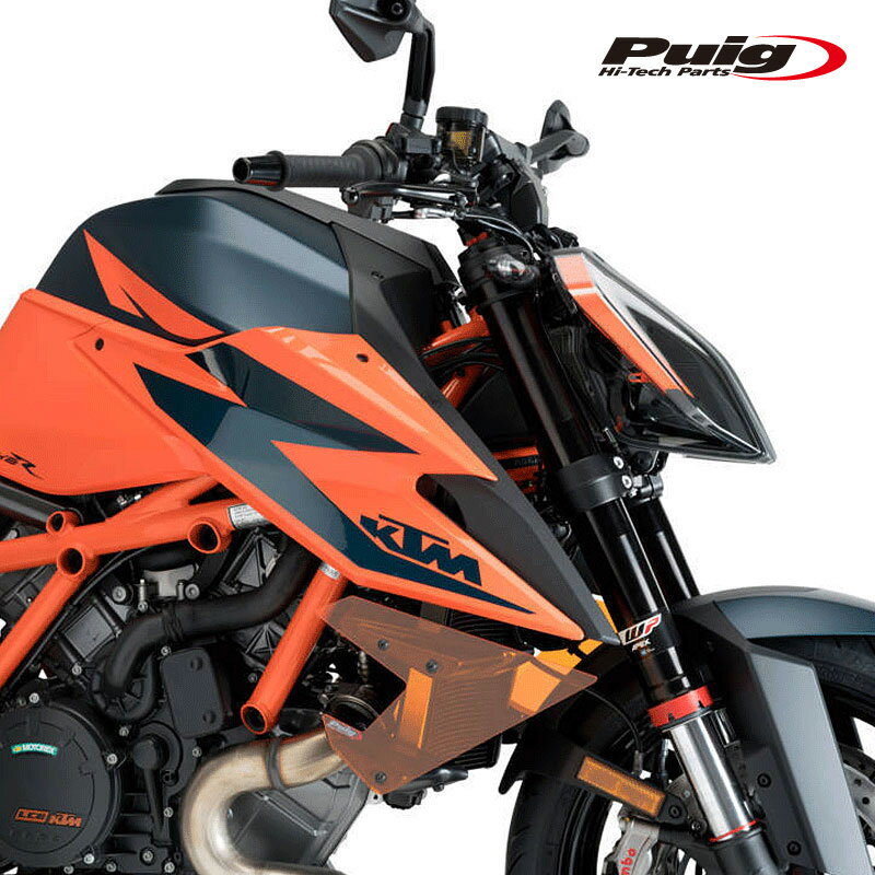 樂天商城 - Puig 20462T SIDE SPOILER WINGLET [ORANGE] KTM 1290 SUPERDUKE R (20-24) R EVO (22-23) プーチ カウル サイドスポイラー ウイングレット