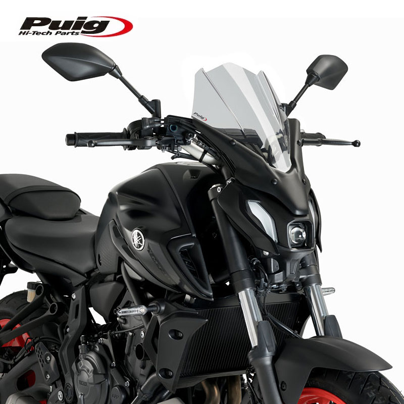 Puig 20619H NEW GENERATION TOURING [SMOKE] YAMAHA MT-07 (21-22) プーチ スクリーン カウル