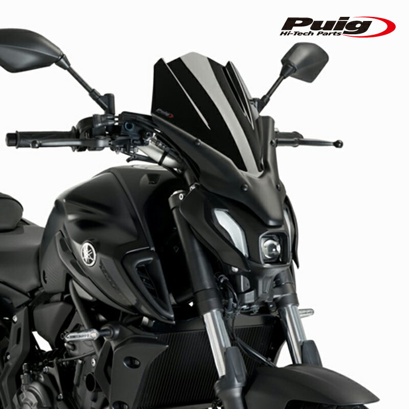 YAMAHA - Puig 20619N NEW GENERATION TOURING [BLACK] YAMAHA MT-07 (21-22) プーチ スクリーン カウル
