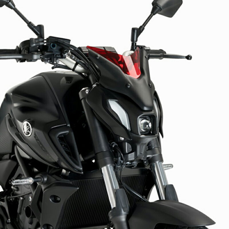 樂天商城 - Puig 20620R NEW GENERATION SPORT [RED] YAMAHA MT-07 (21-24) MT-07 PURE (23-24) プーチ スクリーン カウル
