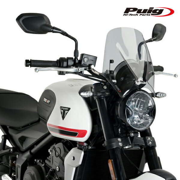 Puig 20638H NEW GENERATION WINDSHIELD SPORT [SMOKE] TRIUMPH TRIDENT 660 (21-23) プーチ スクリーン カウル