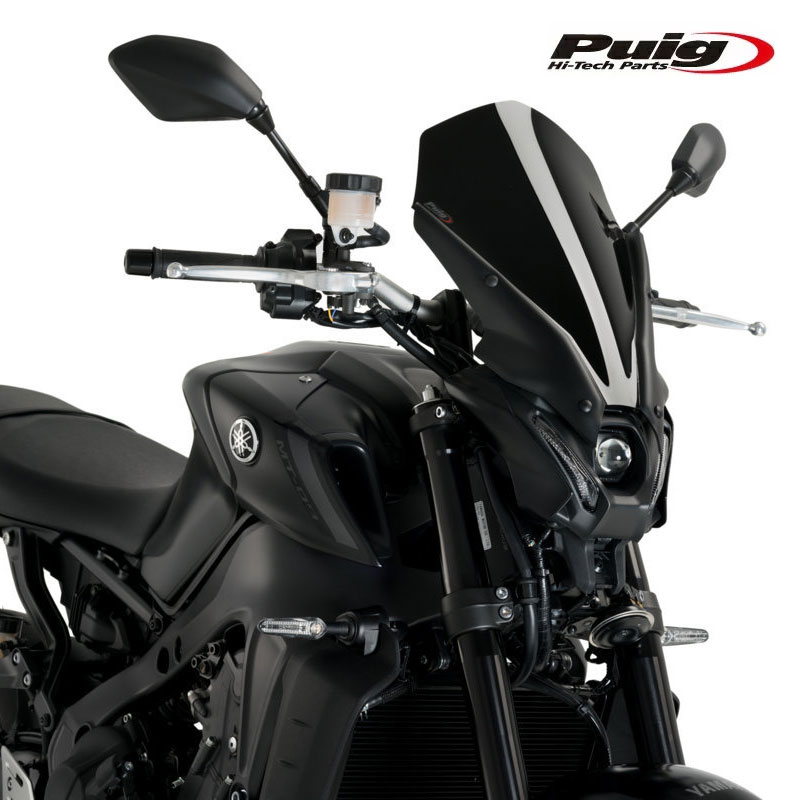 樂天商城 - Puig 20645N NEW GENERATION TOURING [BLACK] YAMAHA MT-09 (21-23) MT-09 SP (21-23) プーチ スクリーン カウル