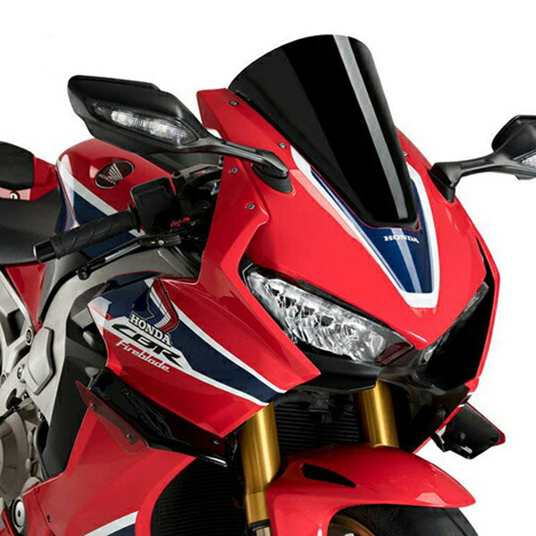 樂天商城 - Puig 3630N RACING-SCREEN [BLACK] HONDA CBR1000RR(17-23) CBR1000RR SP/SP2 (17-19) プーチ スクリーン カウル