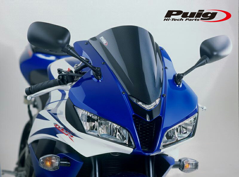 樂天商城 - Puig 4356C RACING-SCREEN [CARBON LOOK] HONDA CBR600RR(07-12) プーチ スクリーン カウル