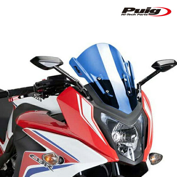 樂天商城 - Puig 7003A RACING-SCREEN [BLUE] HONDA CBR650F (14-18) プーチ スクリーン カウル