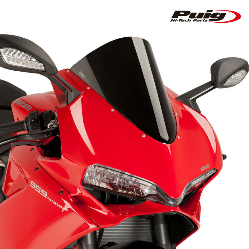 Puig 7621N RACING-SCREEN [BLACK] DUCATI 1299 PANIGALE (15-17) 959 PANIGALE (16-19) プーチ スクリーン カウル