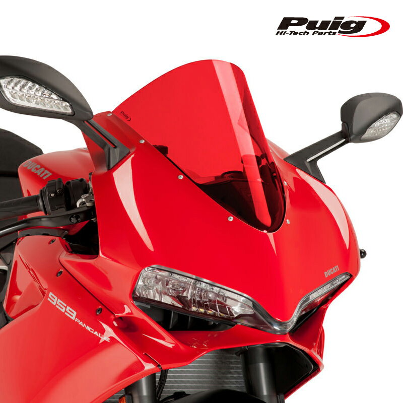 Puig 7621R RACING-SCREEN [RED] DUCATI 1299 PANIGALE (15-17) 959 PANIGALE (16-19) プーチ スクリーン カウル
