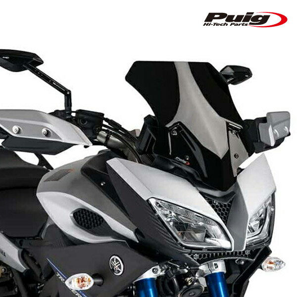 樂天商城 - Puig 7645N RACING-SCREEN [BLACK] YAMAHA MT-09 TRACER (15-17) プーチ スクリーン カウル