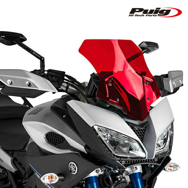 Puig 7645R RACING-SCREEN [RED] YAMAHA MT-09 TRACER (15-17) プーチ スクリーン カウル