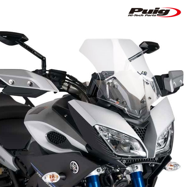 樂天商城 - Puig 7645W RACING-SCREEN [CLEAR] YAMAHA MT-09 TRACER (15-17) プーチ スクリーン カウル