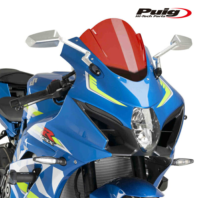 樂天商城 - Puig 9013R RACING SCREEN [RED] SUZUKI GSX-R1000/R (17-21) プーチ スクリーン カウル